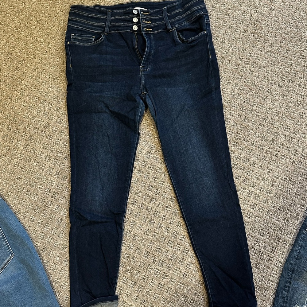 Flying Monkey High Rise Midnight Blue Jeans